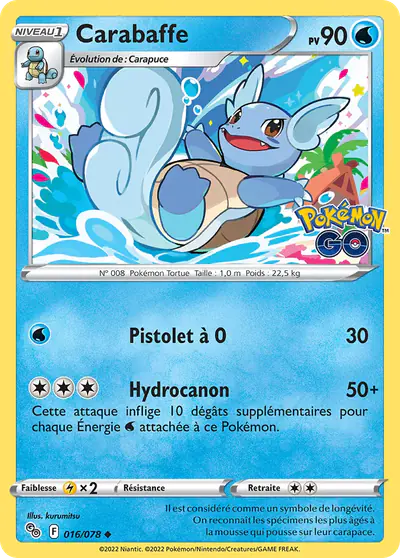 Image de la carte Pokemon Carabaffe 016/78
