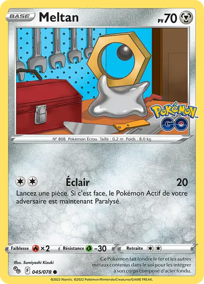 Image de la carte Pokemon Meltan 045/78