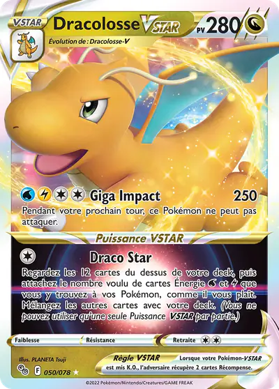 Image de la carte Pokemon Dracolosse VSTAR 050/78