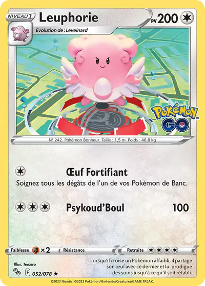 Image de la carte Pokemon Leuphorie 052/78