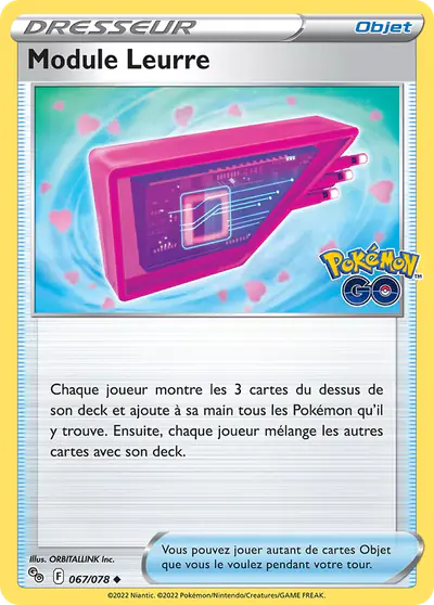 Image de la carte Pokemon Module Leurre 067/78