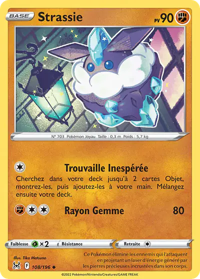 Image de la carte Pokemon Strassie 108/196
