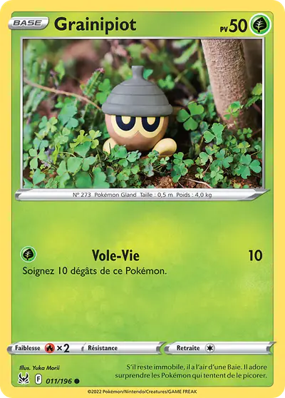 Image de la carte Pokemon Grainipiot 011/196