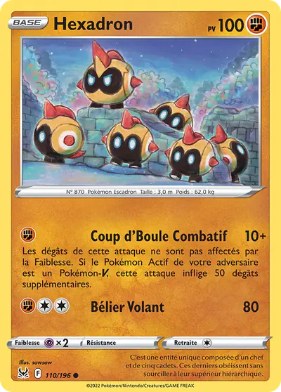 Image de la carte Pokemon Hexadron 110/196