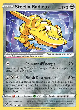 Steelix Radieux 124/196