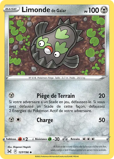 Image de la carte Pokemon Limonde de Galar 127/196