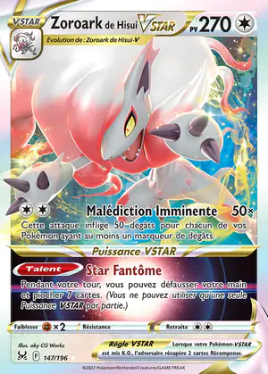 Zoroark de Hisui VSTAR 147/196