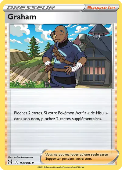 Image de la carte Pokemon Graham 158/196