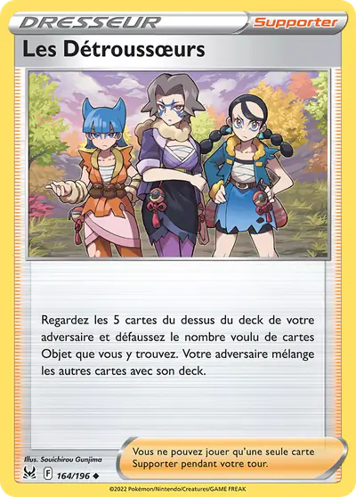 Image de la carte Pokemon Les Détroussœurs 164/196