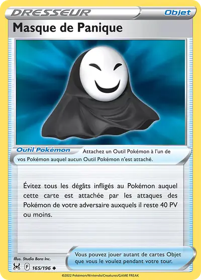 Image de la carte Pokemon Masque de Panique 165/196