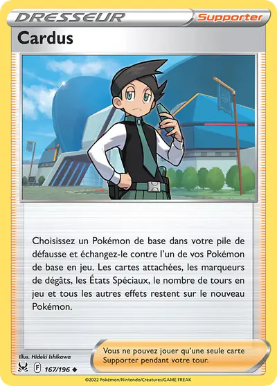 Image de la carte Pokemon Cardus 167/196