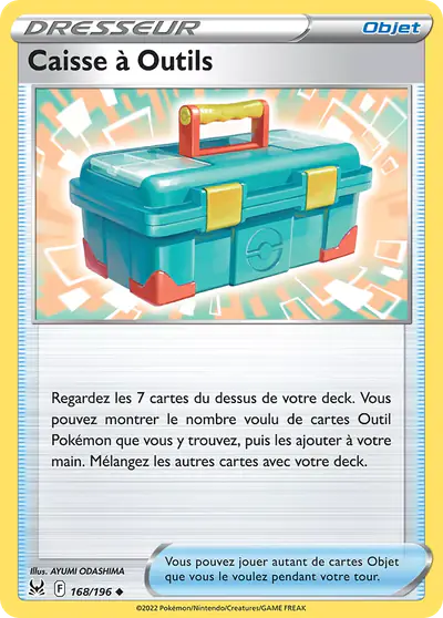 Image de la carte Pokemon Caisse à Outils 168/196