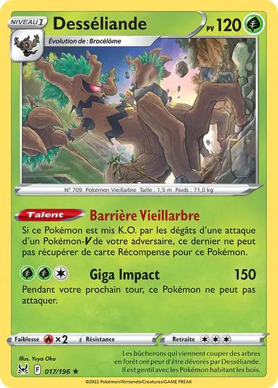 Image de la carte Pokemon Desséliande 017/196