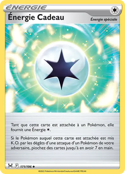Image de la carte Pokemon Énergie Cadeau 171/196