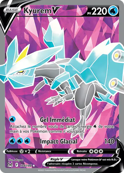 Image de la carte Pokemon Kyurem V 174/196