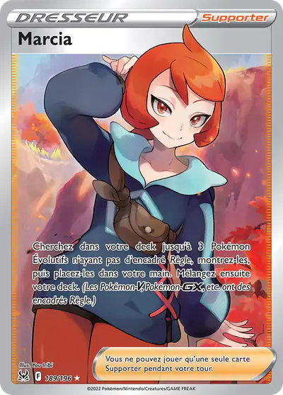Image de la carte Pokemon Marcia 189/196