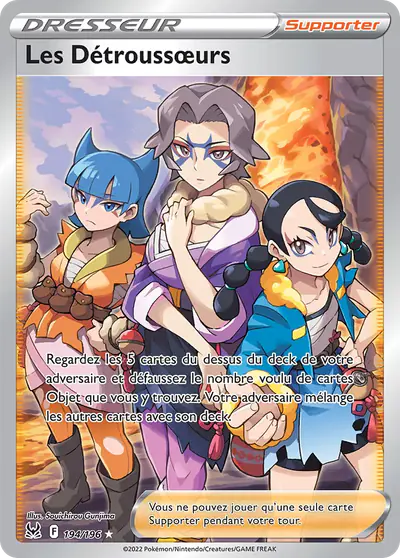 Image de la carte Pokemon Les Détroussœurs 194/196