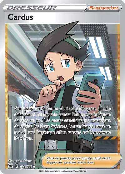 Image de la carte Pokemon Cardus 195/196