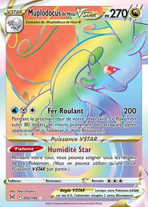 Muplodocus de Hisui VSTAR 202/196