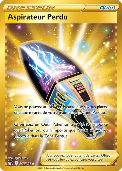 Image de la carte Pokemon Aspirateur Perdu 217/196