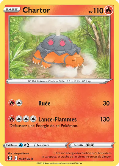 Image de la carte Pokemon Chartor 023/196