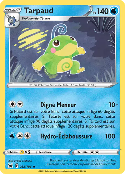 Image de la carte Pokemon Tarpaud 032/196
