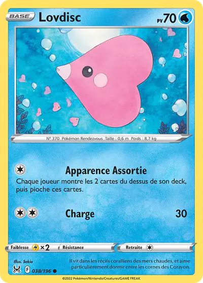 Image de la carte Pokemon Lovdisc 038/196