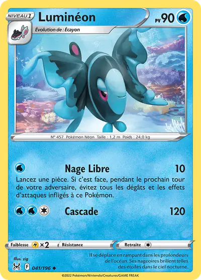 Image de la carte Pokemon Luminéon 041/196