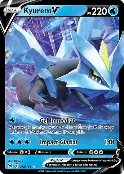 Image de la carte Pokemon Kyurem V 048/196