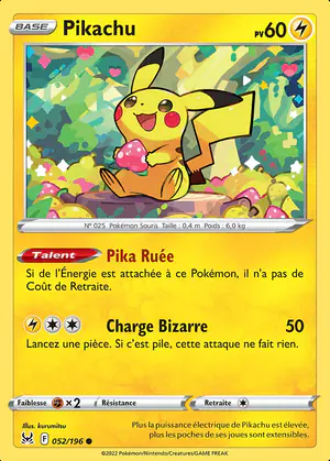 Pikachu 052/196