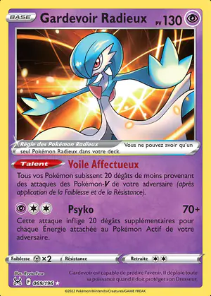 Gardevoir Radieux 069/196