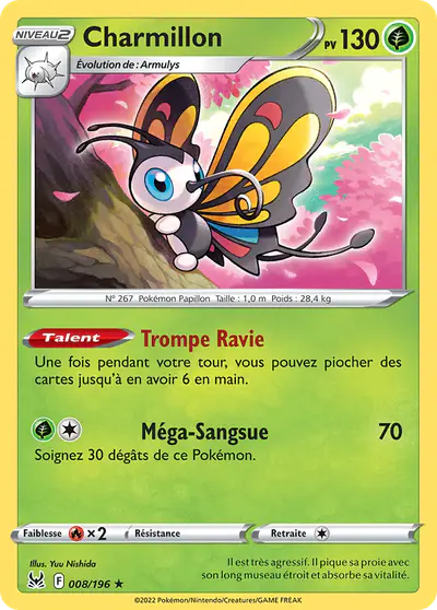 Image de la carte Pokemon Charmillon 008/196
