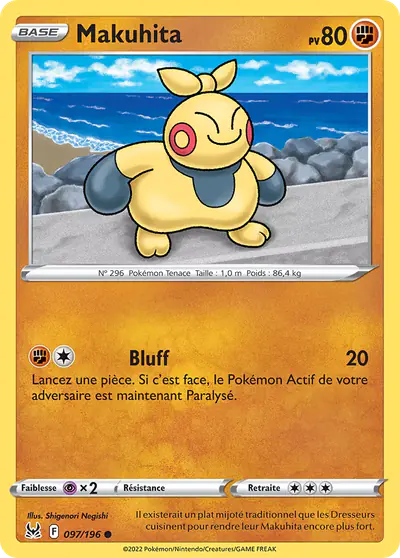 Image de la carte Pokemon Makuhita 097/196