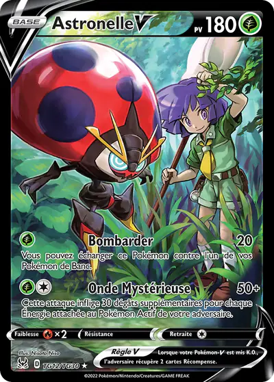 Image de la carte Pokemon Astronelle V TG12/196
