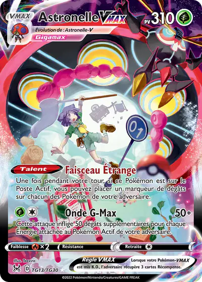 Image de la carte Pokemon Astronelle VMAX TG13/196