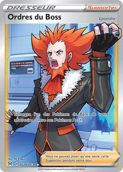 Image de la carte Pokemon Ordres du Boss TG24/196