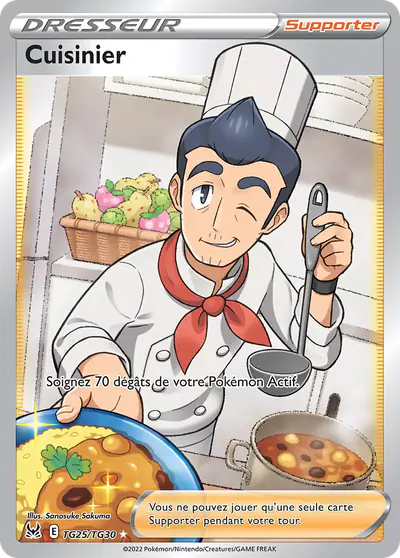 Image de la carte Pokemon Cuisinier TG25/196