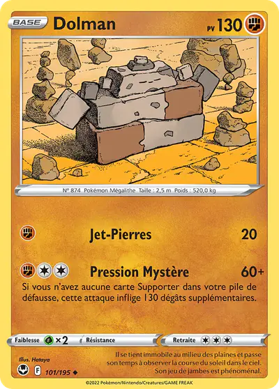 Image de la carte Pokemon Dolman 101/195