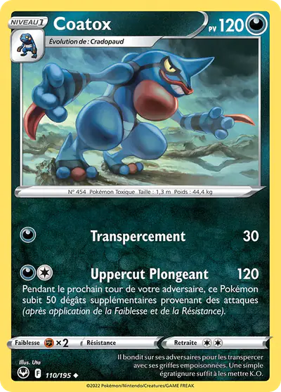 Image de la carte Pokemon Coatox 110/195