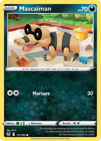 Image de la carte Pokemon Mascaïman 111/195