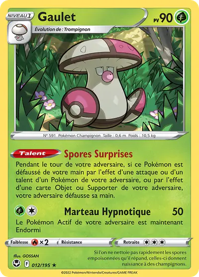 Image de la carte Pokemon Gaulet 012/195