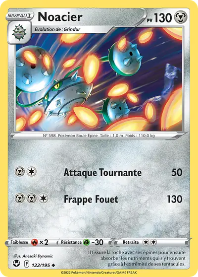 Image de la carte Pokemon Noacier 122/195