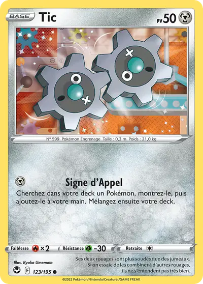 Image de la carte Pokemon Tic 123/195