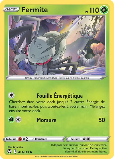 Image de la carte Pokemon Fermite 013/195