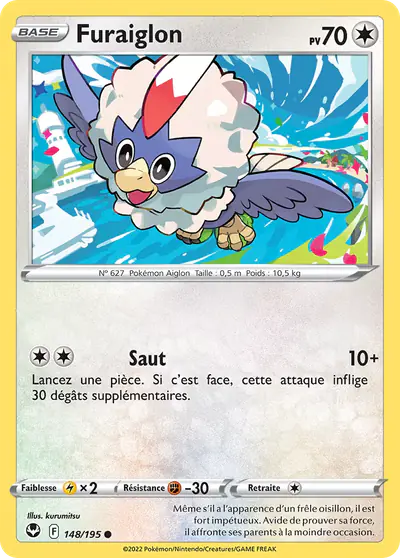 Image de la carte Pokemon Furaiglon 148/195