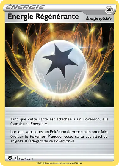 Image de la carte Pokemon Énergie Régénérante 168/195