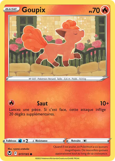 Image de la carte Pokemon Goupix 017/195