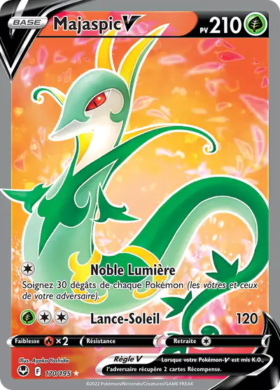 Image de la carte Pokemon Majaspic V 170/195