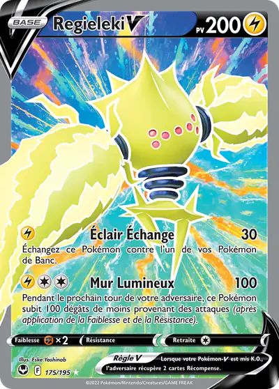 Image de la carte Pokemon Regieleki V 175/195