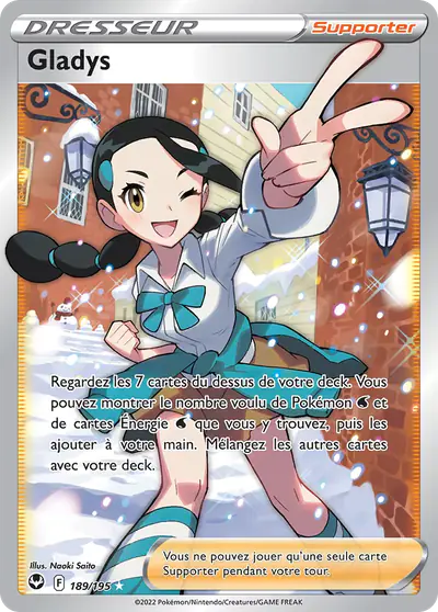 Image de la carte Pokemon Gladys 189/195